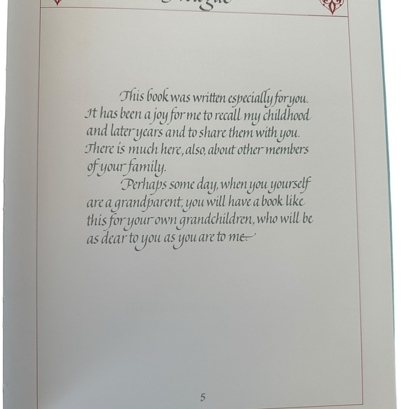 Grandmother's Book: Memory Book to Grandchildren Fill In by Marcia Levin NEW - Picture 4 of 5